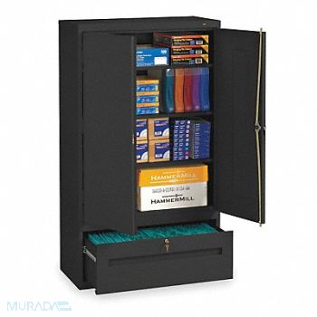 TENNSCO Lateral File Drawer Cabinet 3 Shelf Blk, 2TET6