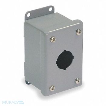 WIEGMANN Pushbutton Enclosure 30mm 1 Hole Steel, 2VB70