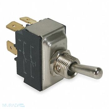 POWER FIRST Toggle Switch DPST 15A @ 277V QuikConnct, 2VLU1