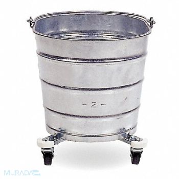 TOUGH GUY Bucket Silver 6 1/2 gal, 2W318