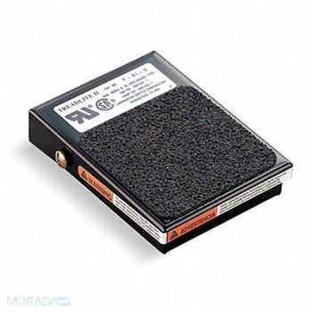 LINEMASTER Light Duty Foot Switch Momentary Action, 2W810