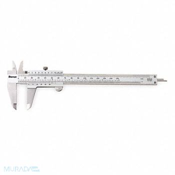 STARRETT Vernier Caliper w/Case 8 In/200mm, 2ZUF5