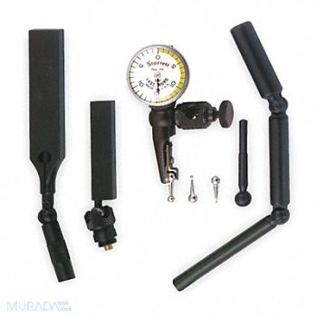 STARRETT Dial Test Indicator Hori 0 to 0.030 In, 2ZUJ8