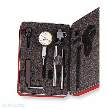 STARRETT Dial Test Indicator Hori 0 to 0.060 In, 2ZUK5
