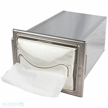 GRAINGER APPROVED Napkin Dispenser 5 1/2 in D Clear, 799YY9