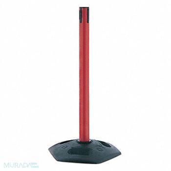 TENSABARRIER Receiver Post 38 In H Red, 30AC35