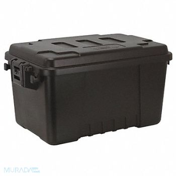 PLANO MOLDING Utility Trunk Black Polypropylene 13 in, 30F067
