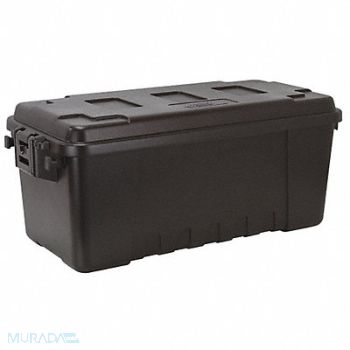 PLANO MOLDING Utility Trunk Black PP 12 3/4 in, 30F068