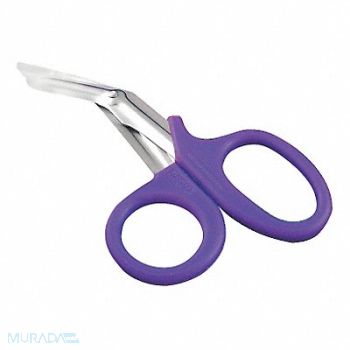 MEDSOURCE Shears Blue Stainless Steel PK50, 30LT81
