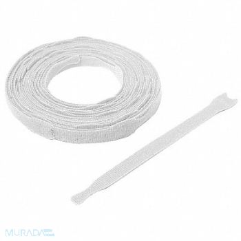 VELCRO BRAND Hook-and-Loop Cable Tie 8 in White PK900, 30PE35