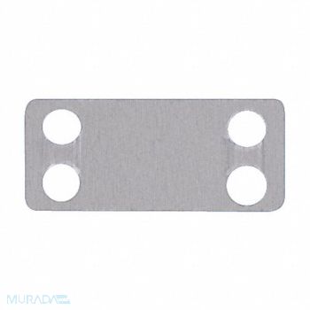 PANDUIT Embossing Tag 304 SS 1 3/4in H PK100, 30PR77