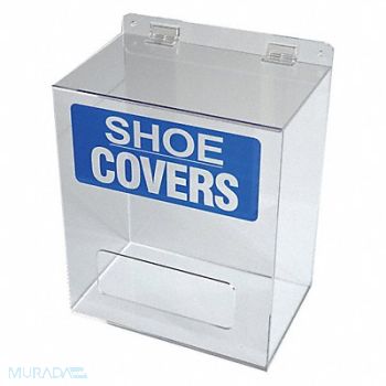 CONDOR Shoe/Boot Cover Dispenser Clear/Blue, 30ZE63