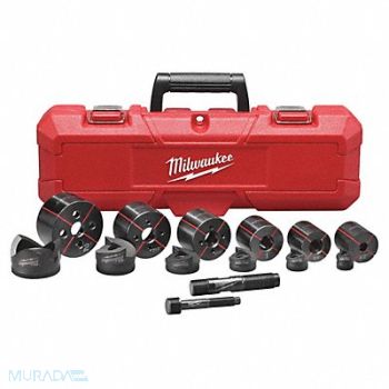 MILWAUKEE Knockout Set 14 10 ga. Steel, 31AD92