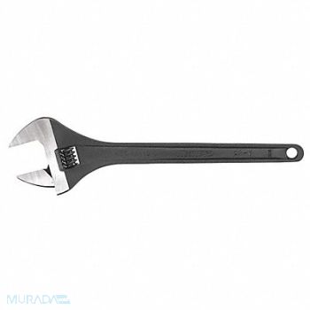 WESTWARD Adj. Wrench CV Steel Black Phosphate 24, 31D019