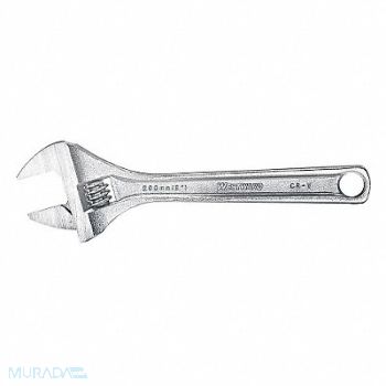 WESTWARD Adj. Wrench CV Steel Chrome 8, 31D022