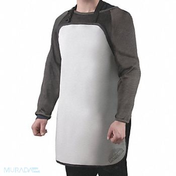 TURTLESKIN CP Apron Wht Polystr 24 in L x 30 in W, 31LK97