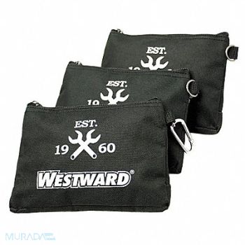WESTWARD Tool Bag Set Polyester Gnrl Purpose PK3, 32PJ44