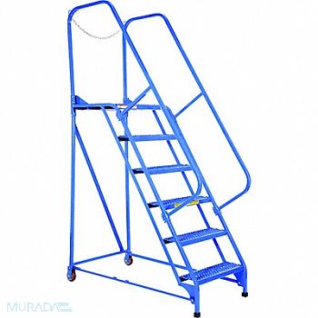 VESTIL Maintenance Ladder - 6 Step Grip-Strut, 32W807