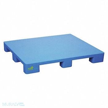 VESTIL Hygenic Blue Plastic Pallet, 32X607