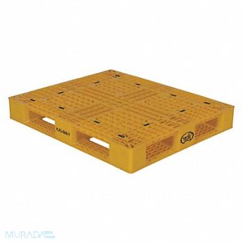 VESTIL Yellow Plastic Pallet, 32X620