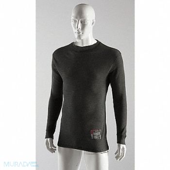 CHICAGO PROTECTIVE APPAREL FR Base Layer Crewneck Shirt 4XL Gray, 32XV03
