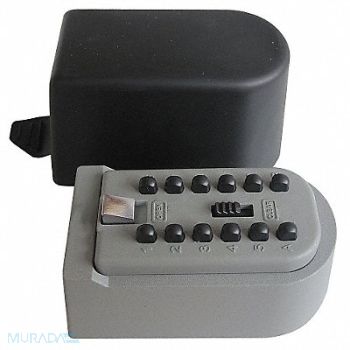 GRAINGER APPROVED Lock Box Wall Mount 5 Keys, 33HF55