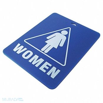 GRAINGER APPROVED Restroom Key Tag Women, 33J893