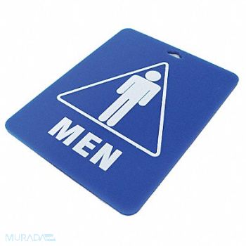 GRAINGER APPROVED Restroom Key Tag Men, 33J894