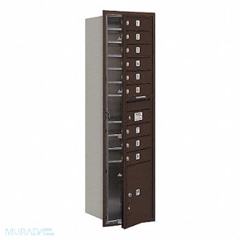 SALSBURY INDUSTRIES Mailbox 4C Bronze 56-3/4in H 85 lb, 48UJ65