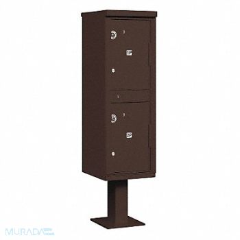 SALSBURY INDUSTRIES Outdoor Parcel Locker USPS Access Bronze, 33LT45