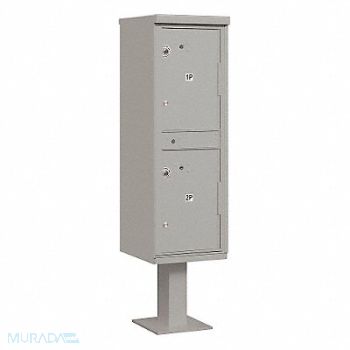 SALSBURY INDUSTRIES Outdoor Parcel Locker USPS Access Gray, 33LT47