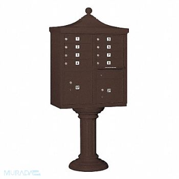 SALSBURY INDUSTRIES Regency CBU USPS Access 8 Doors Bronze, 33MC17