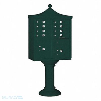SALSBURY INDUSTRIES Regency CBU USPS Access 8 Doors Green, 33MC18