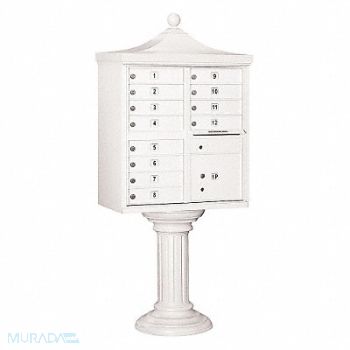 SALSBURY INDUSTRIES Regency CBU USPS Access 12 Doors White, 33MC59