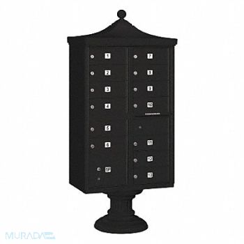 SALSBURY INDUSTRIES Regency CBU USPS Access 13 Doors Black, 33MC77