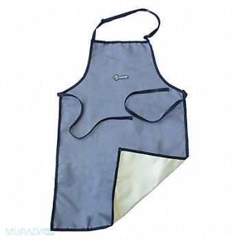 TILSATEC Apron 40inLx28inW Gray 2XL, 33RF05