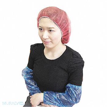 KEYSTONE H9099 Bouffant Cap 21in Red PP PK1000, 33UA75