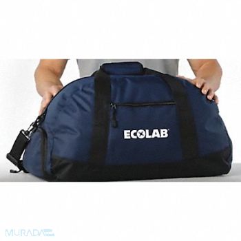 QUALITY RESOURCE GROUP Blue Duffle Bag with Ecolab Logo, 345KT9