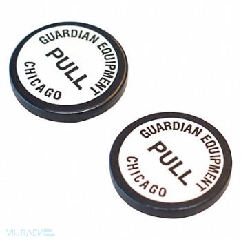 GUARDIAN EQUIPMENT Pull Knobx Black PK2, 34A808