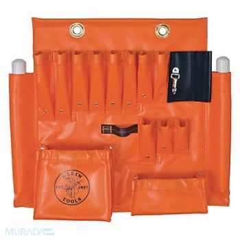 KLEIN TOOLS Tool Apron Orange Vinyl, 34E633