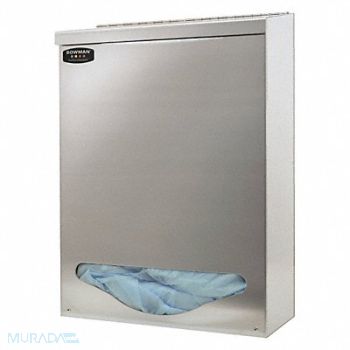 BOWMAN DISPENSERS Bulk Dispenser Silver 17-5/64inH, 34GE04