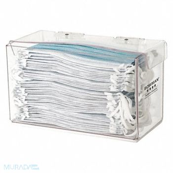 BOWMAN DISPENSERS Face Mask Dispenser 4-63/64 in H, 34GE31