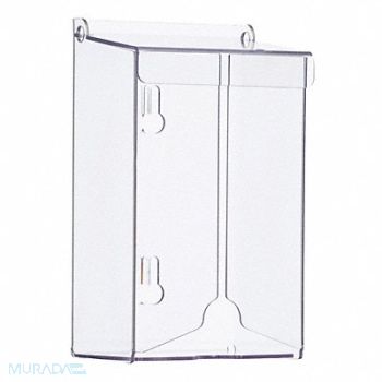 BOWMAN DISPENSERS Hairnet Dispenser Clear PETG 4.5 in W, 34GF09