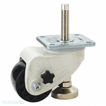 GRAINGER APPROVED Leveling Plate Caster Swivel 2200 lb., 34RU57