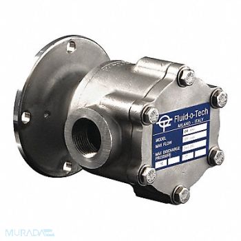 FLUID-O-TECH Rotary Vane Pump Stainless Steel 12.1GPM, 34TL22