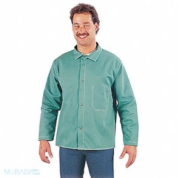 STEEL GRIP FlameResistantJacket Grn 52 to 54 2XL, 34VJ28