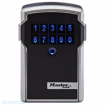 MASTER LOCK Lock Box Wall Mount Metal Electronic, 785WT1