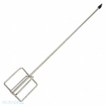 KRAFT TOOL Mixing Paddle EggBeater 30in PlatedSteel, 35EM40