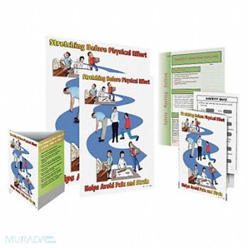 SAFETYPOSTER.COM Safe System Kit Stretching Before ENG, 35LL53