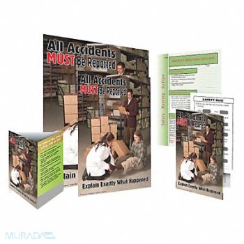 SAFETYPOSTER.COM Safe System Kit All Accidents Must Be EN, 35LL58